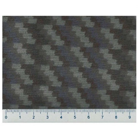 Tissu Renault Tissu Velours Torsade Bleu/Vert