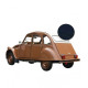 Capota macia Citroën conversível 2CV capota conversível em vinil azul marinho de qualidade original com fechamento interior (Gra