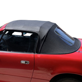 Capota macia descapotável MX-5 NA em vinil com design NC - janela traseira em plástico