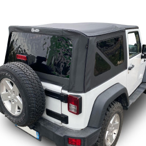 Soft top without doors, with original roll bar Jeep Wrangler JK 4x4 (2 doors) in vinyl