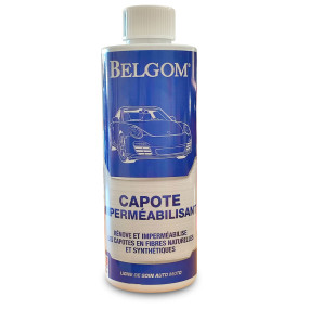 Rénovation et imperméabilisation Belgom® pour capote Alpaga incolore - 500ml