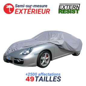 Semi-made-to-measure exterior car cover in PVC - Extern'Resist