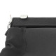 Capote longue Citroën 2 CV sans lunette en coton Kevlar noir avec fermeture extérieure