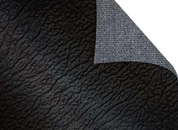 Vinyle sur toile coton en Everflex aspect cuir – Toile à capote au mètre