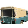Capote Land Rover Defender 109 simple cabine cabriolet en toile coton