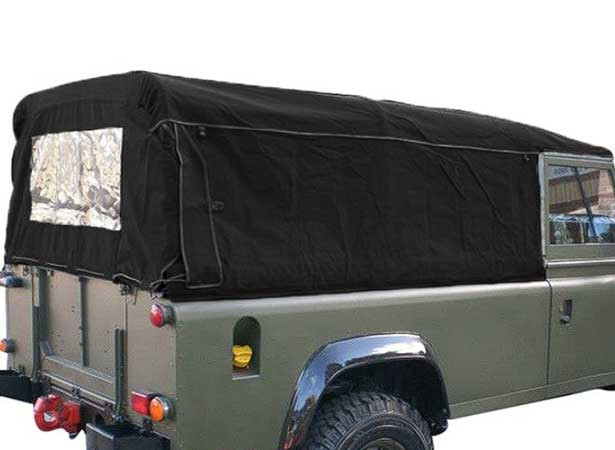 Capota conversível Land Rover Defender 109 cabine única em lona de algodão