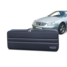 Tailor-made suitcase Mercedes SL R230 convertible - rear seat