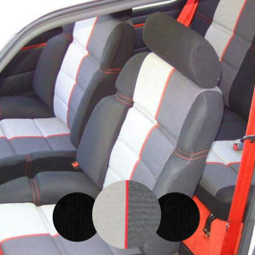 Seat upholstery Peugeot 205 CTI front and rear in ramier fabric