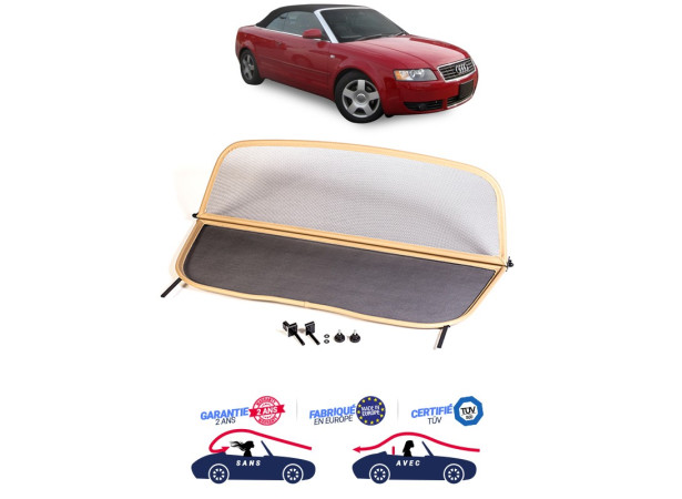 Filet anti-remous, Windschott Audi A4 cabriolet