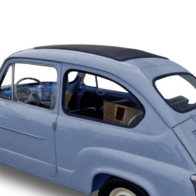Fiat 600 D vinyl convertible sunroof soft top