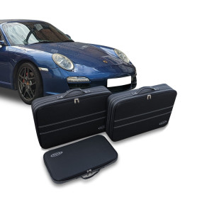 Bagagerie sur-mesure Porsche 997 phase 2 cabriolet - set de 3 valises