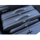 Bagagerie sur-mesure Porsche 997 phase 2 - ensemble de 3 valises pour coffre avant en cuir partiel