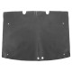 Tapis de coffre enduction simili noir pour Peugeot 205 cabriolet