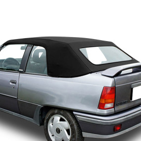 Opel Cabriokap E softtop Vinyl op katoenen canvas 5 of 6 lussen zonder achterruit