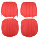 Coiffes de sièges avant et banquette arrière en simili cuir pour Renault Caravelle et Caravelle S