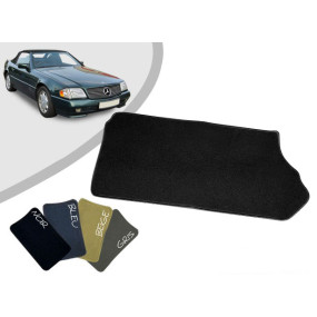 Tapis coffre sur-mesure Mercedes SL - R129 cabriolet (1990-2002) moquette aiguilletée surjetée