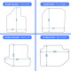 Tappetino anteriore e posteriore per auto personalizzati Suzuki Samurai SJ 410/413 Gonna ad ago convertibile