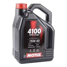Huile Motul 4100 SYN-NERGY - 15W40 - TECHNOSYNTHESE - 5L