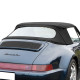 Capote Porsche 911 Carerra type 964 cabriolet en Alpaga Sonnenland avec petite lunette - modèle électrique