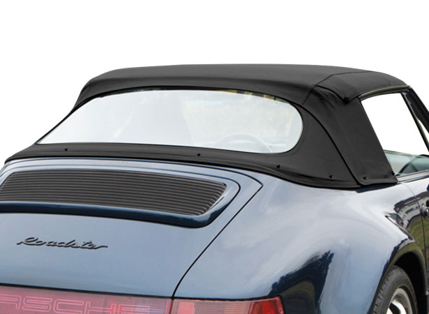 Capote Porsche 911 Carerra type 964 cabriolet en Alpaga Sonnenland avec petite lunette - modèle électrique