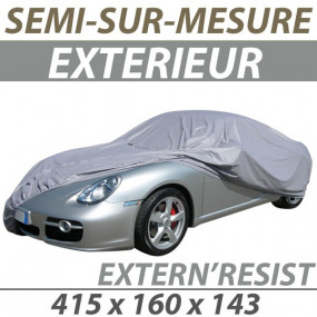 Semi-made-to-measure outdoor car cover in ExternResist (05) PVC