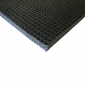 Polyurethane foam soundproofing - adhesive plate