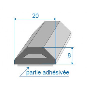 Junta (vedante) de rolha com adesivo de fixação - 20 x 8 mm