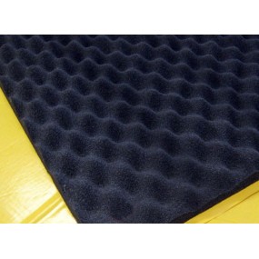 Soundproofing in honeycomb foam M1 fire classification - adhesive plate