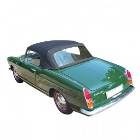 Soft top Peugeot 404 in Stayfast® cloth with rectangular rear window