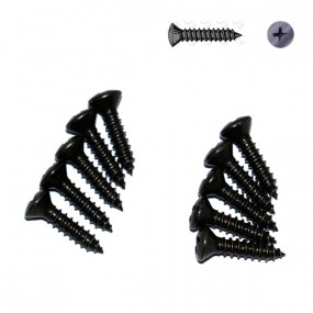 kit of 10 cross-recessed countersunk head tapping screws, dimensions 3.5 x 16mm