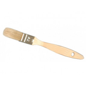 Silk brush with its natural wooden handle 20mm