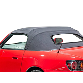 Capota macia Honda S2000 vinil com janela traseira em PVC ou vidro