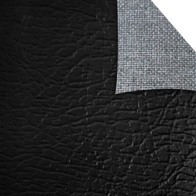 Black leather grain